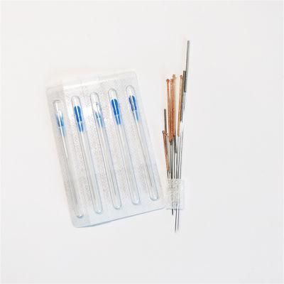 100PCS Disposable Sterile Acupuncture Needle for Medical with Copper Wire Handle