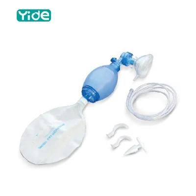 Disposable Adult CPR PVC Mask Manual Resuscitator Ambu Bag