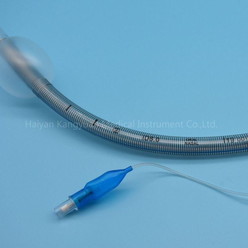 Soft Tip Reinforced Endotracheal Tube with Cuff HVLP China Factory