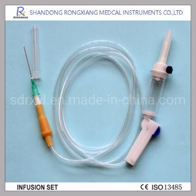Disposable Medical Infusion Set with Needle with ISO