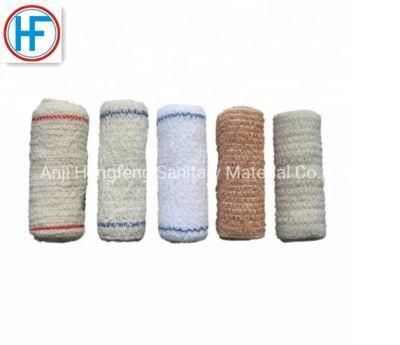 Elastolite Crepe Bandage GSM 75g Blue or Red Line Elastic Crepe Bandage with ISO/CE/FDA