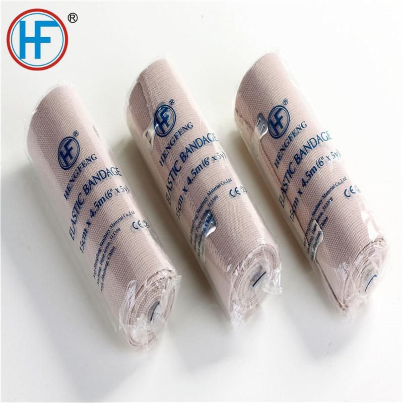 Disposable Medical Rubber Compressed Gauze First Aid PBT Skin High Elastic Crepe Bandage with OEM