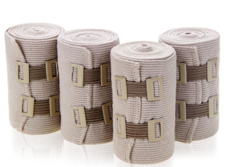 Disposable Medical High Elastic Compression Bandage High Elastic Bandage CE Approved