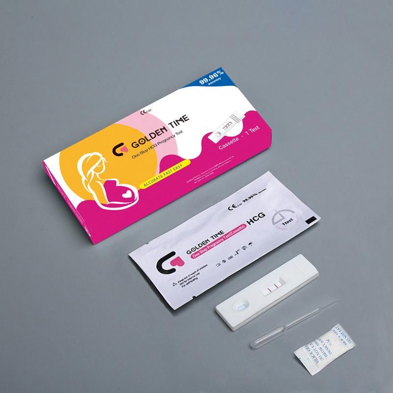 CE&ISO Approved Home Kit Rapid Test HCG Pregnancy Test Kit Cassette