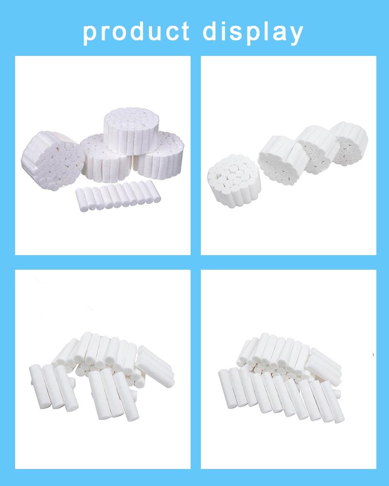 100% Raw Dental Cotton Roll Medical Products Supply Cotton Gauze Roll Manufacturer, Absorbent Medical Supply Disposable Products Dental Cotton Rolls