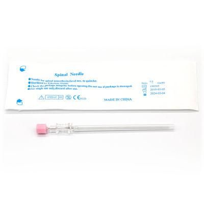 Medical Spinal Needle with Pencil Point Type/Qunicke Type