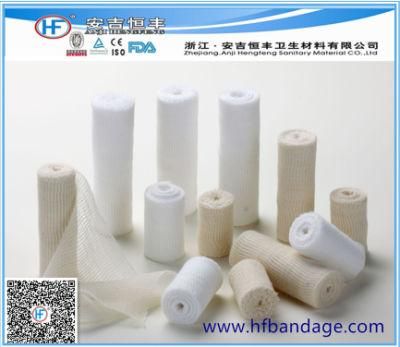 Mdr CE Approved Economic Senior Medical 100% Gauze Bandage with Woven Side