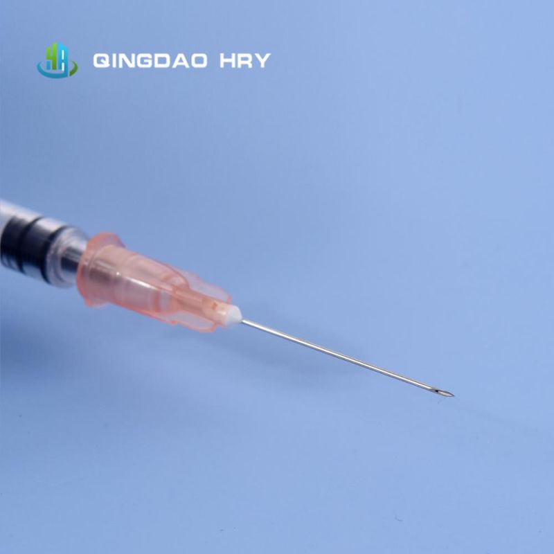 3-Part Disposable Syringe 1ml Luer Slip & Luer Lock with Needle Eo Sterilized Fast Delivery