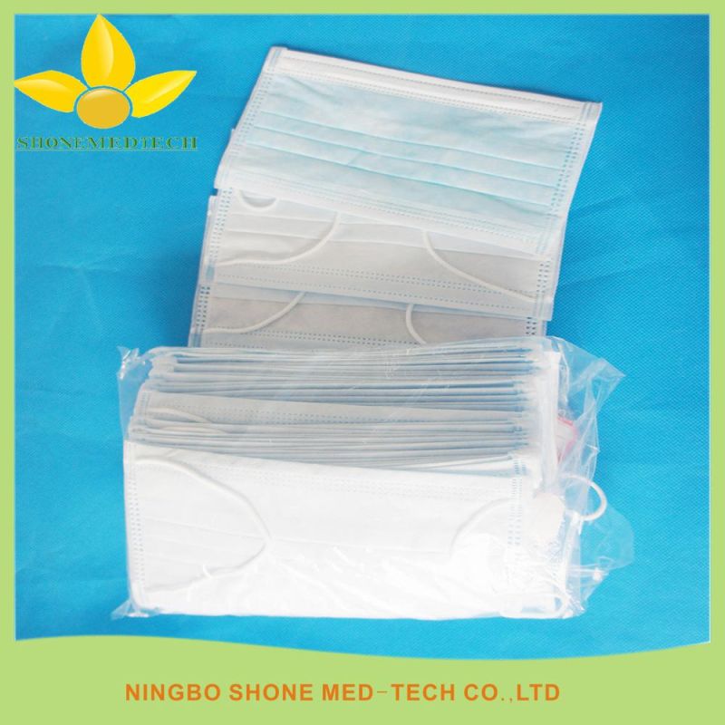 Disposable 3-Ply Non-Woven Face Mask / Medical Face Mask