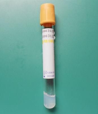 Serum Separation Gel &amp; Clot Activator Vacuum Tube