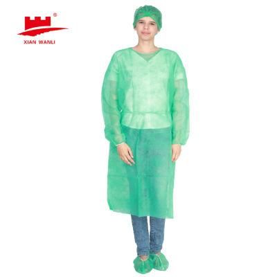 China Supplier Disposable Fitted Sterile Nonwoven Fabric Surgical Gown for Hospital