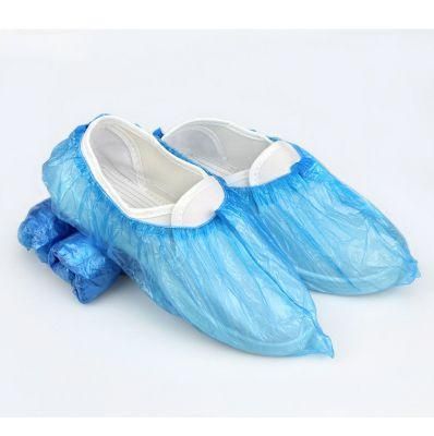 Lint-Free Wearable PE Elastic Anti-Slip Disposable Nonwoven Waterproof Shoe Cover