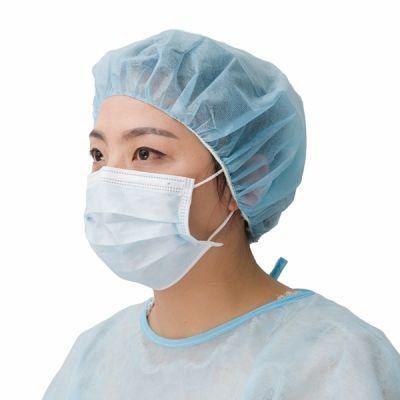 OEM Non-Woven Disposable Dust Bouffant Cap Round Head Cover Hair Net