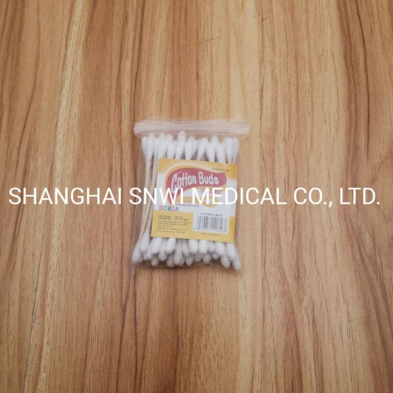 Specimen Collection Flocked Swabs Medical Disposable Plastic Stick Cotton Saliva DNA Sample Collection Sterile Throat Nasopharyngeal Swab