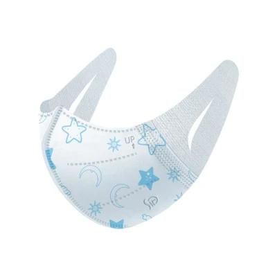 Nonwoven Solid 3D Face Disposable Face Mask with Spandex Fabric Ear Loop