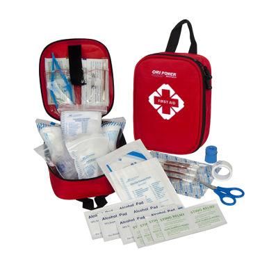First Aid Kit for Driving Traveling Outdoor Home Red Portable First Aid Kit with Supplies