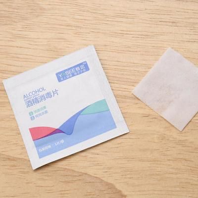 75% Alcohol Pad Non Woven Alcohol Clearning Pad Surface Disinfectant Pad
