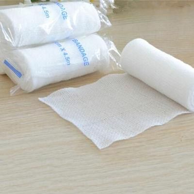 Medical Absorbent Cotton Gauze Rolls Bleached