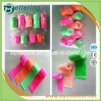Neon Colour Elastic Non Woven Cohesive Bandage