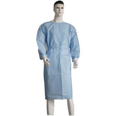 China Products Disposable PP PE Protection Suit Isolation Gown
