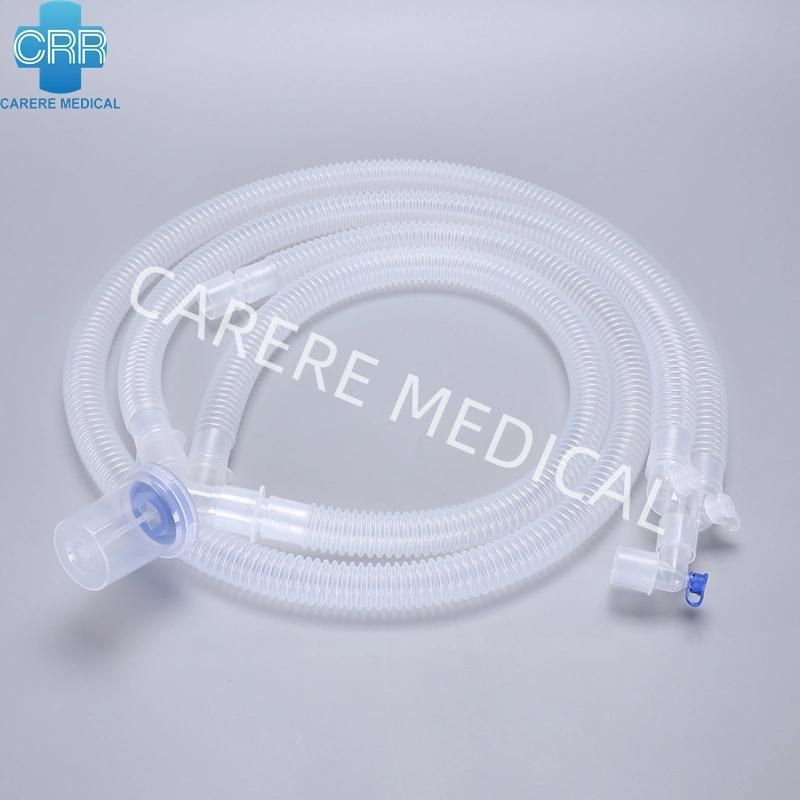 High Quality Disposable Medical Breathing Anesthesia Circuit Corrugated Watertraps