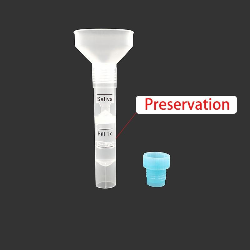 CE FDA ISO Approved Disposable Saliva Specimens Collector Rapid Test Kit Tube for DNA Virus Collection