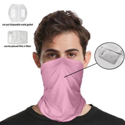 Printed Headband for Wristband Polyester Fabric Thin Scarf Riding Facial Mask Hairband Dust Mask Cap Multi-Functional Seamless Wear Neckerchief