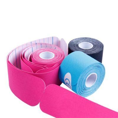 Custom Logo Printed 100% Cotton Fabric Medical Colored Kinesiology Tape