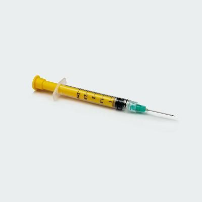 Disposable Supplies 1ml Auto Disable Retractable Safety Syringe