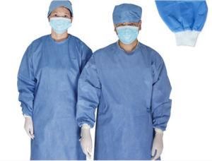 35gsmmms Tri-Anti-Effects Non-Woven Fabric Disposable Operating Gown