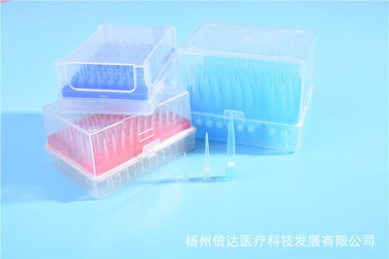 Medical Disposable Pipette Nozzle with Filter Element 10UL 200UL 1000UL Nozzle Tip