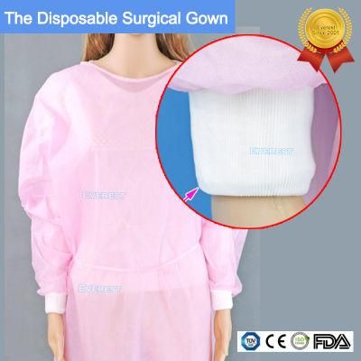 PP Surgical Gown with Elastic Cuff