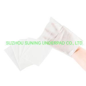 Disposable Nonwoven Washing Gloves for Hospital and Personal Care Use