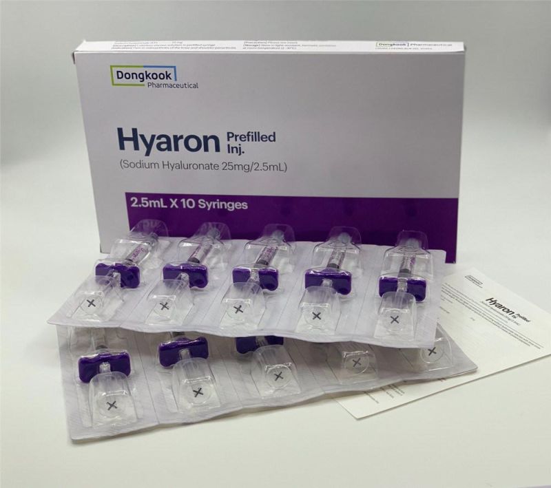 Hot Sale Hyaron 10syringes- Sodium Hyaluronate 25mg/2.5ml