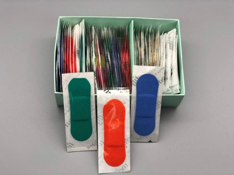 Plaster Fabric Adhesive Bandage Strip Woundplast with Printing