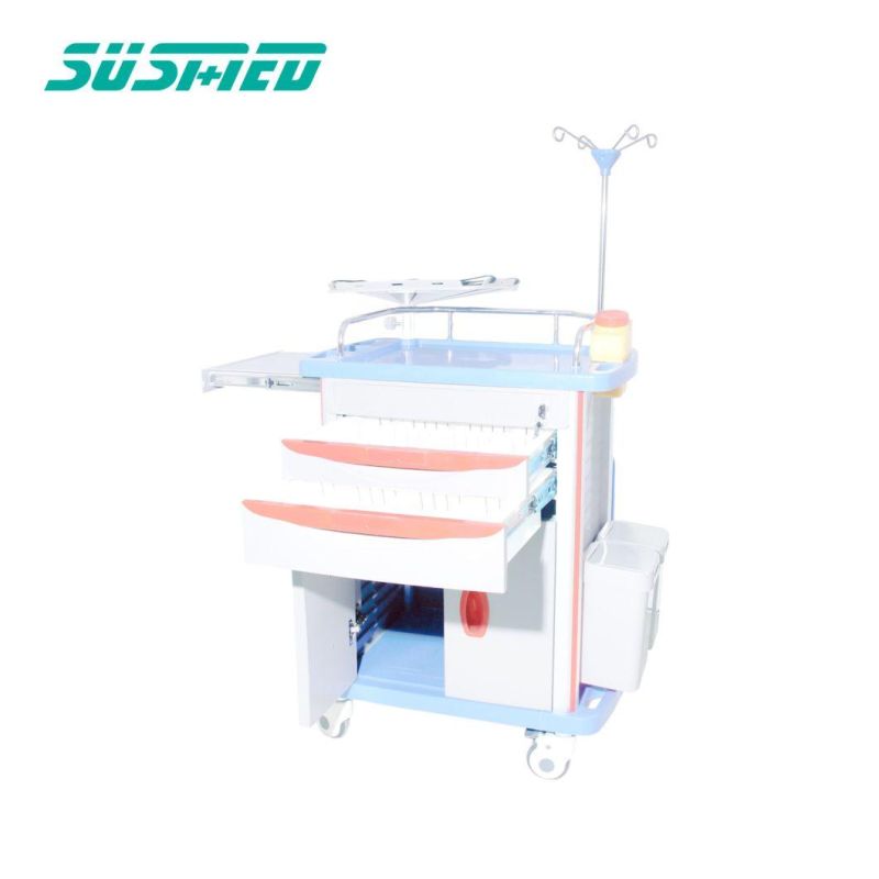 Transfer Functional Medical Nursing Emergency Drug Treatment Portable Trolley