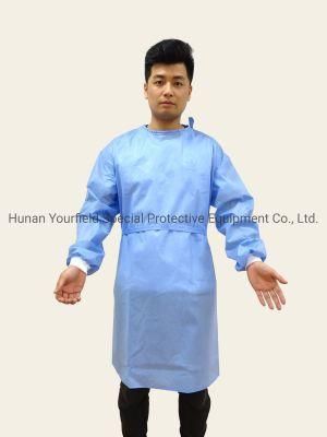 Factory Hot Selling Non Woven Disposable Surgical Gown