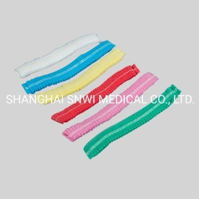 Disposable PP Non Woven Head Cap Bouffant Cap Hair Net Surgical Doctor Hat Round Mob Cap