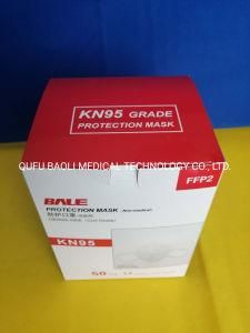 KN95 FFP2 China Manufacturers Supply Disposable White Civil Face Mask 5 Ply with Lower Price