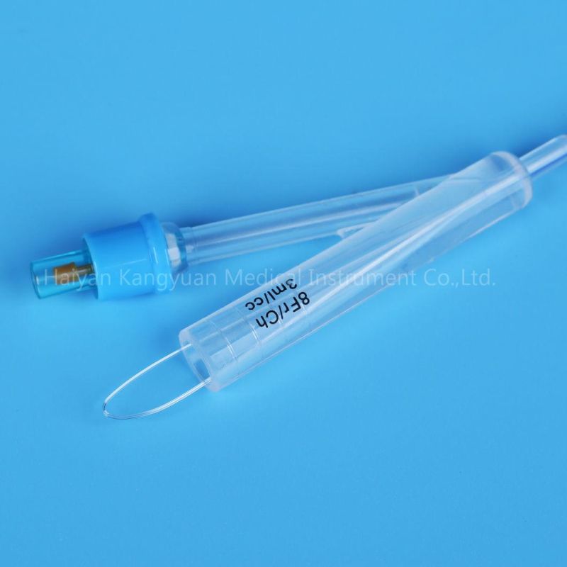 Two Way Silicone Foley Catheter Standard for Single Use China Factory Round Tip with Normal Balloon