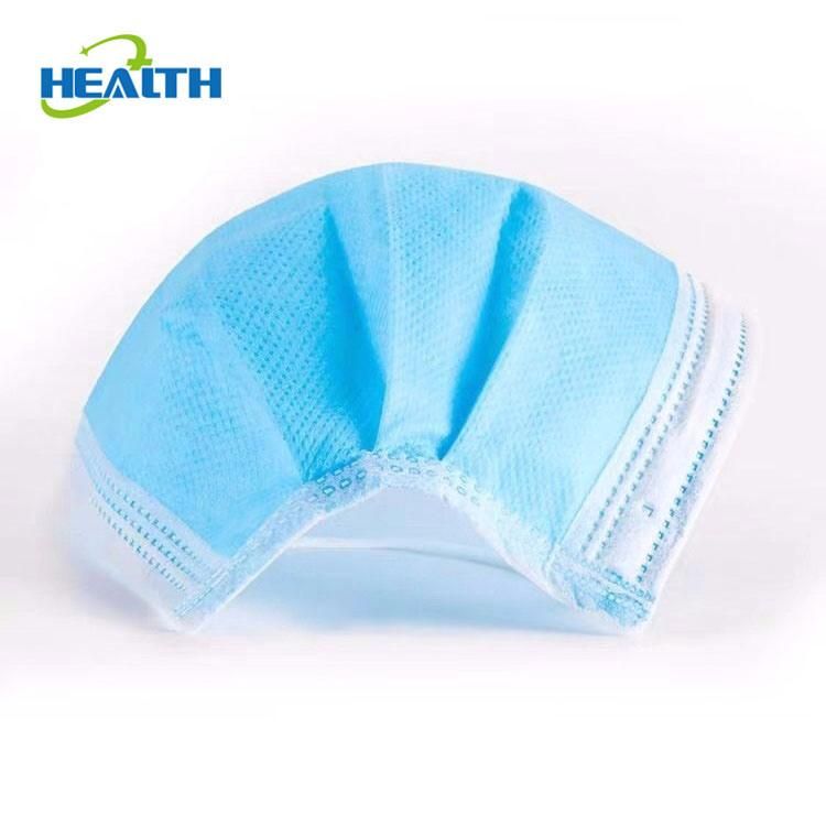 Printed Disposable Protective Dust Industrial Face Mask 3 Ply Earloop