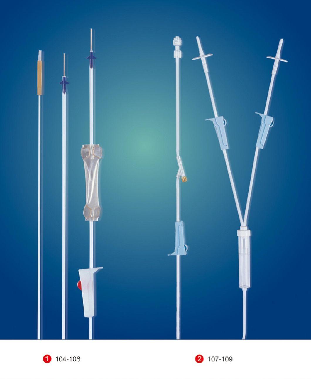 Medical Disposable Blood Transfusion Set, High-Quality Sterile, IV/Giving Set Drip Chamber with Filter, with/Without Needle