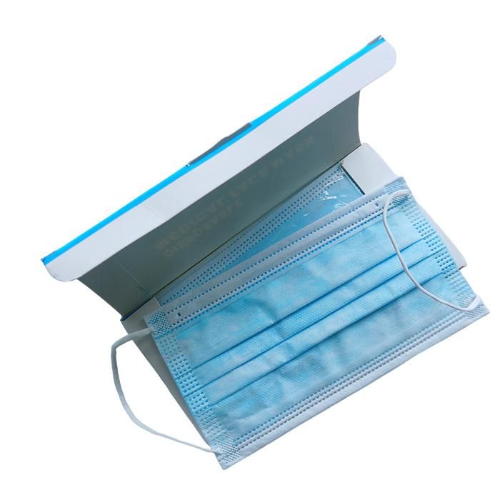 Vendor Latex Free 3 Layers Breathing Protective Anti-Flu Hygiene Disposable Surgery Healthcare Filter Paper Medical Simple Face Mask