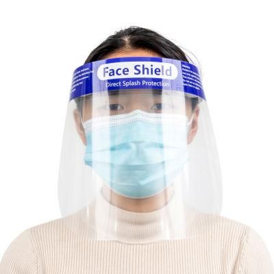 Transparent Face Shield Plastic Adjustable Kids Protective Safety Anti-Fog Anti Splash Clear Visor Face Shield