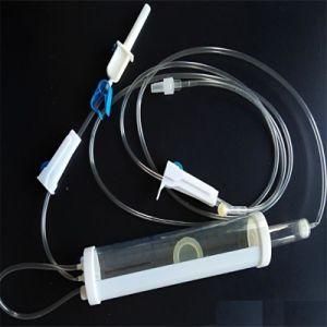 Ce ISO Disposable IV Infusion Set with Burette 100ml 150ml Without Syringe Needle