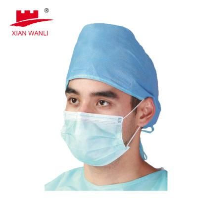 Medical Protective Disposable Non Woven 3ply Face Mask En 14683 AAMI