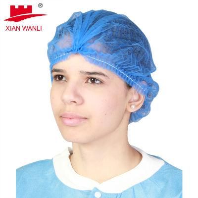 Disposable Medical Surgical Health Clear Clip Cap/Bouffant Cap