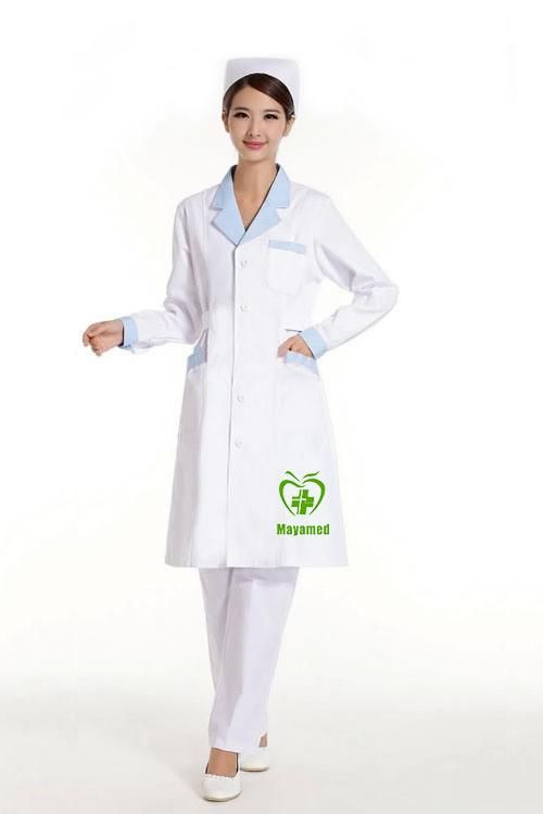 My-Q003 Women Doctor′s Overall Medical Clothing Nurse Hospital Uniforms