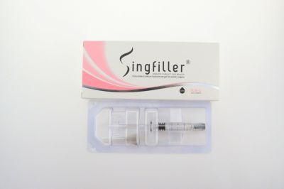 Singfiller Painless 0.3% Lidoca Cross-Linked Sodium Hyaluronate Gel with Good Effect Facial Filler