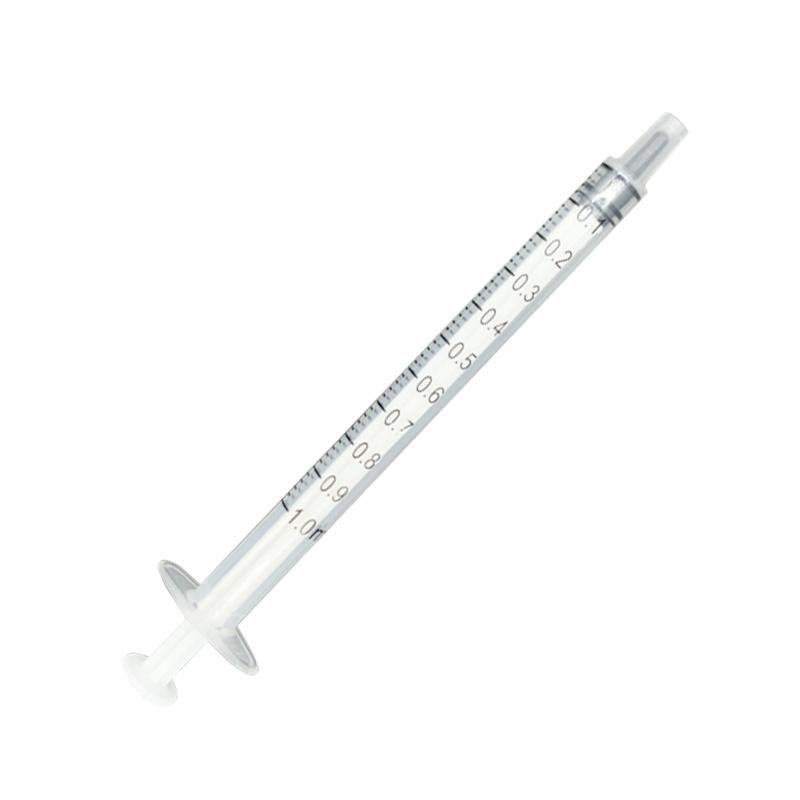 Three-Part /3 Part Hos Medical Sterile Hospital Plastic Disposable Syringe 3ml with Needle Luer Lock Slip for Single Use